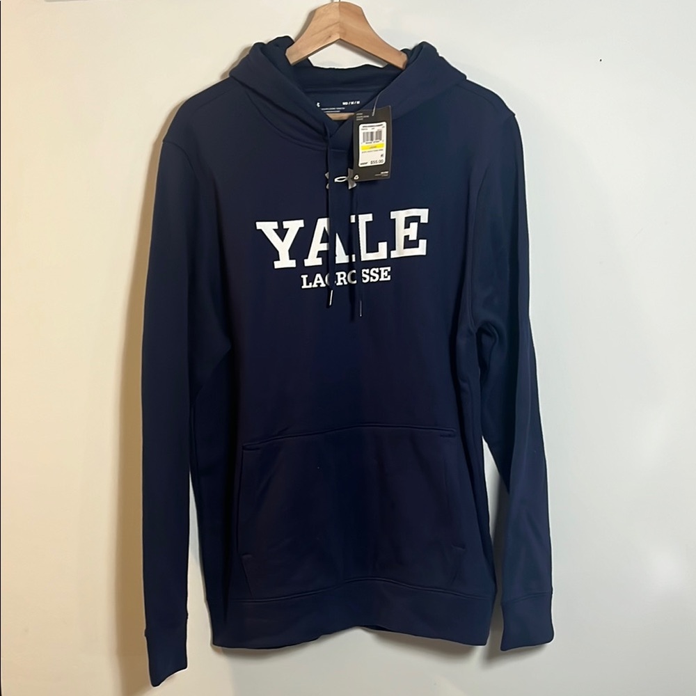 Under Armour Men’s Navy Blue Long Sleeve Sweatshirt Hoodie - Yale Logo